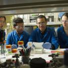 Members of the Gomes lab with Dr. Gomes.